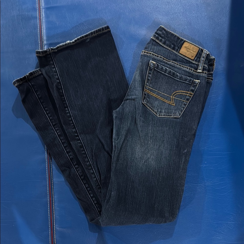 Dark Blue Denim Jeans
